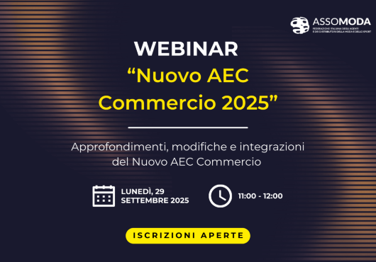 Webinar:“Nuovo AEC Commercio 2025"