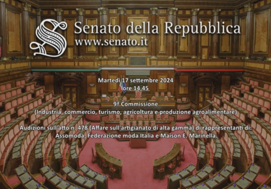 ASSOMODA AL SENATO DELLA REPUBBLICA
